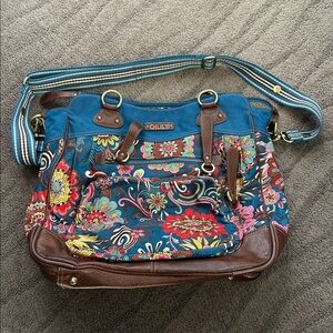 OILILY Floral Multicolor Tote Bag